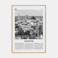Hannover Travel B&W Poster