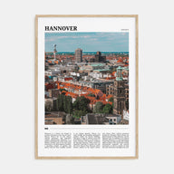 Hannover Travel Color Poster