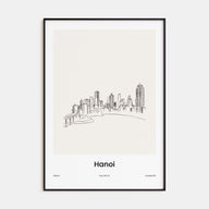 Hanoi Drawn Poster