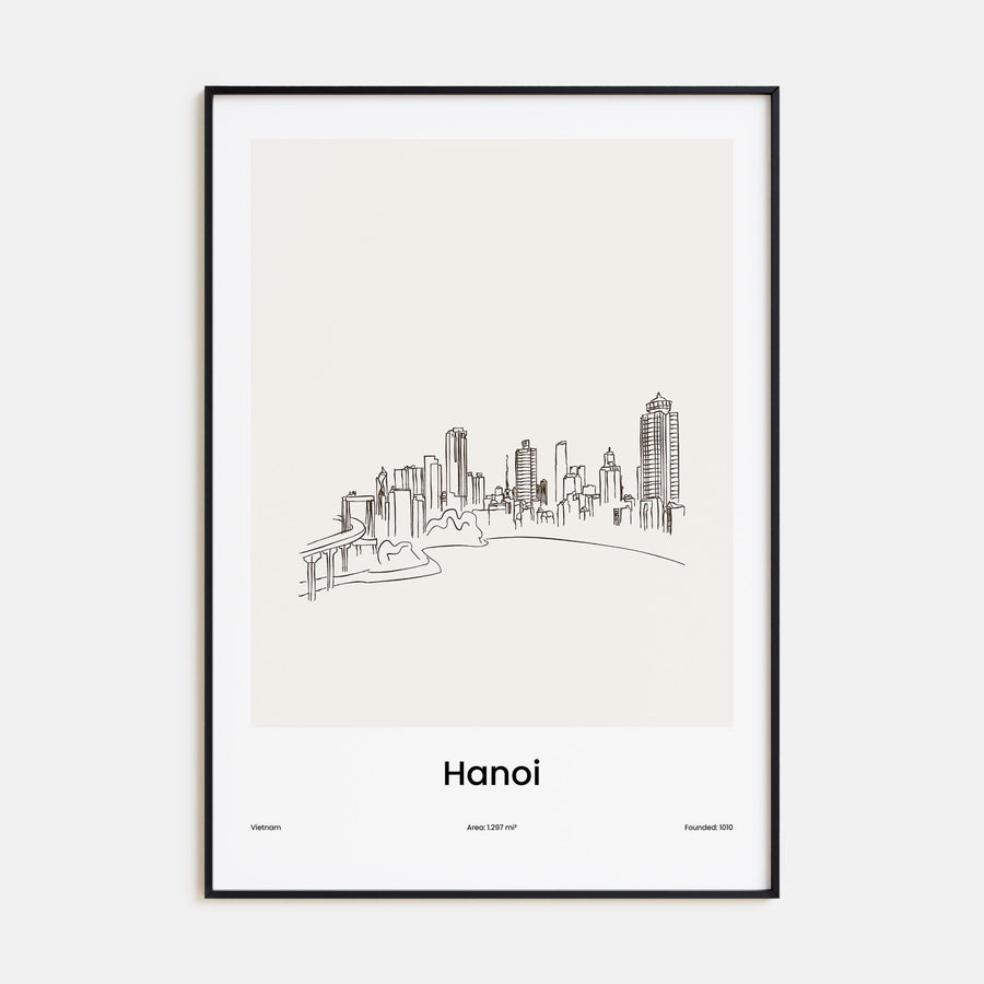 Hanoi Drawn Poster