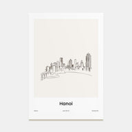 Hanoi Drawn Poster
