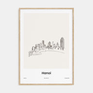 Hanoi Drawn Poster