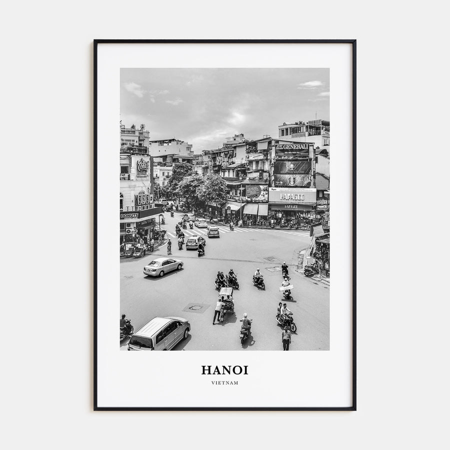 Hanoi Portrait B&W No 1 Poster
