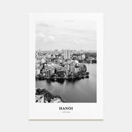 Hanoi Portrait B&W No 2 Poster