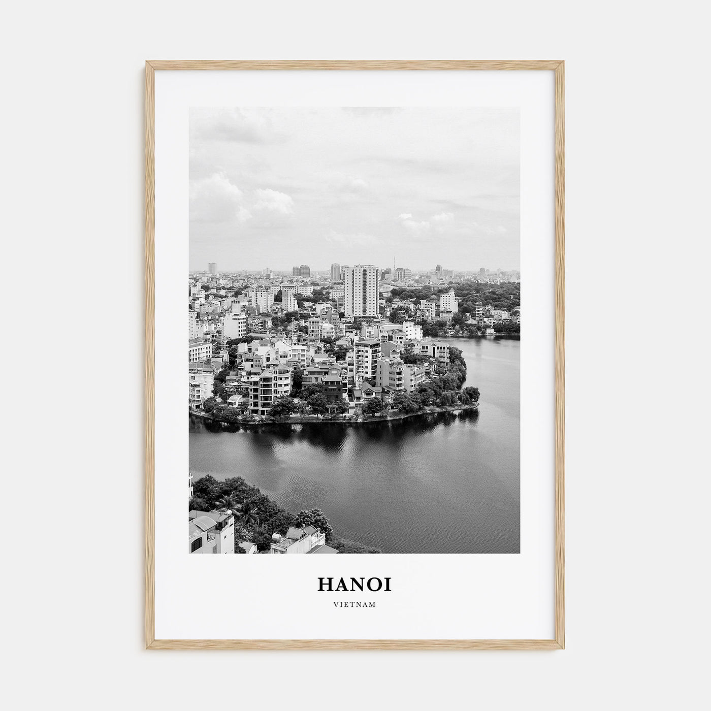 Hanoi Portrait B&W No 2 Poster