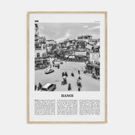 Hanoi Travel B&W No 1 Poster