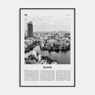 Hanoi Travel B&W No 2 Poster