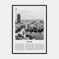 Hanoi Travel B&W No 2 Poster