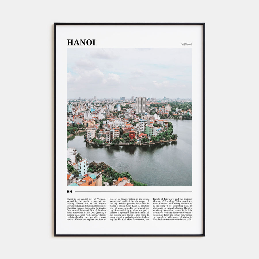 Hanoi Travel Color Poster