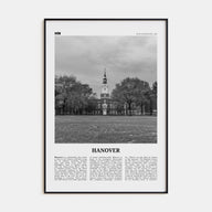 Hanover Travel B&W Poster