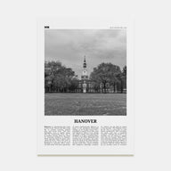 Hanover Travel B&W Poster