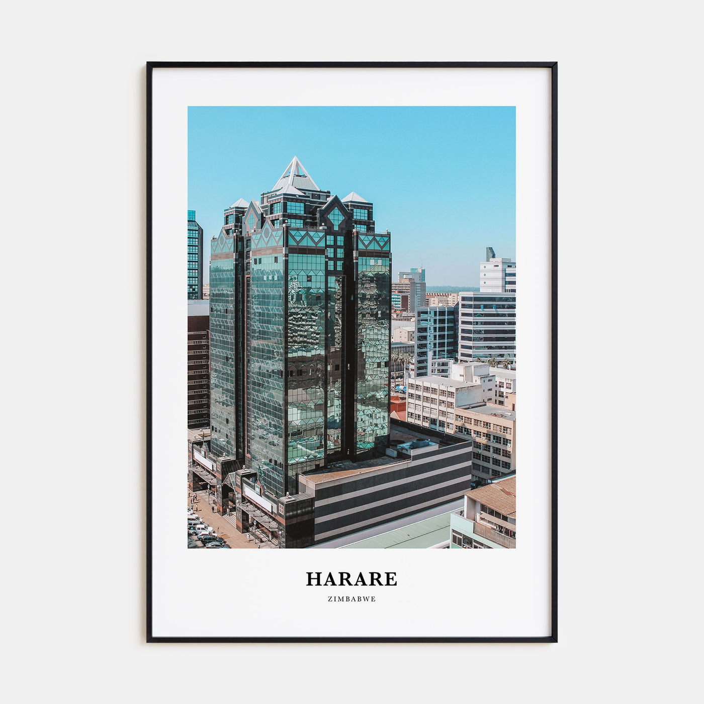 Harare Portrait Color Poster