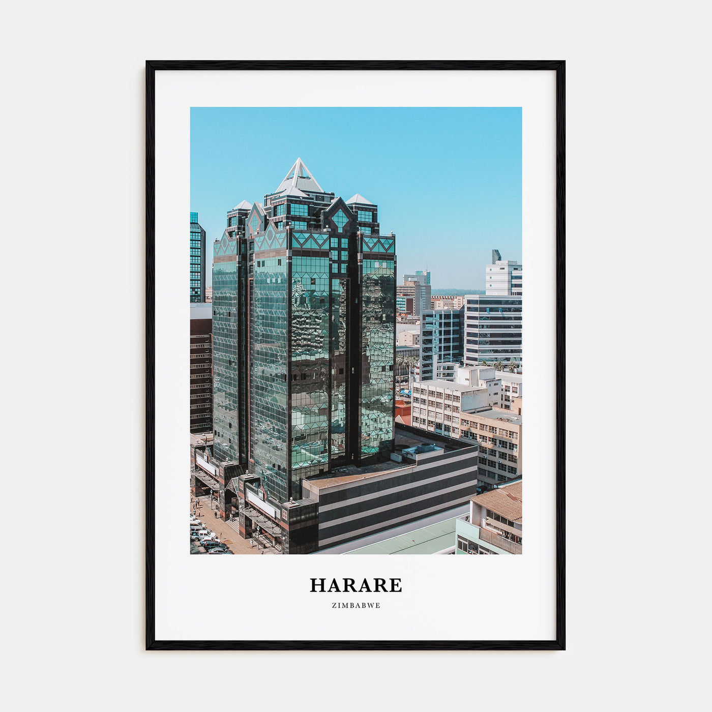 Harare Portrait Color Poster