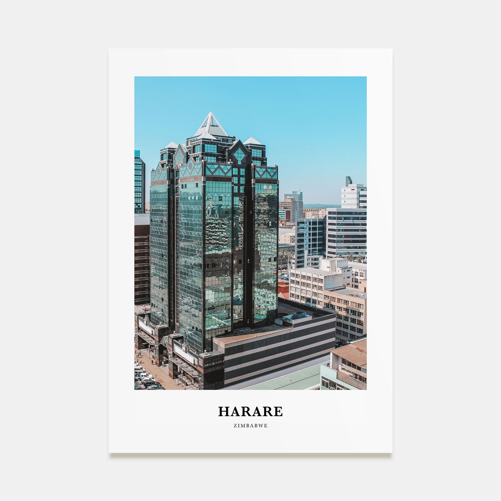 Harare Portrait Color Poster