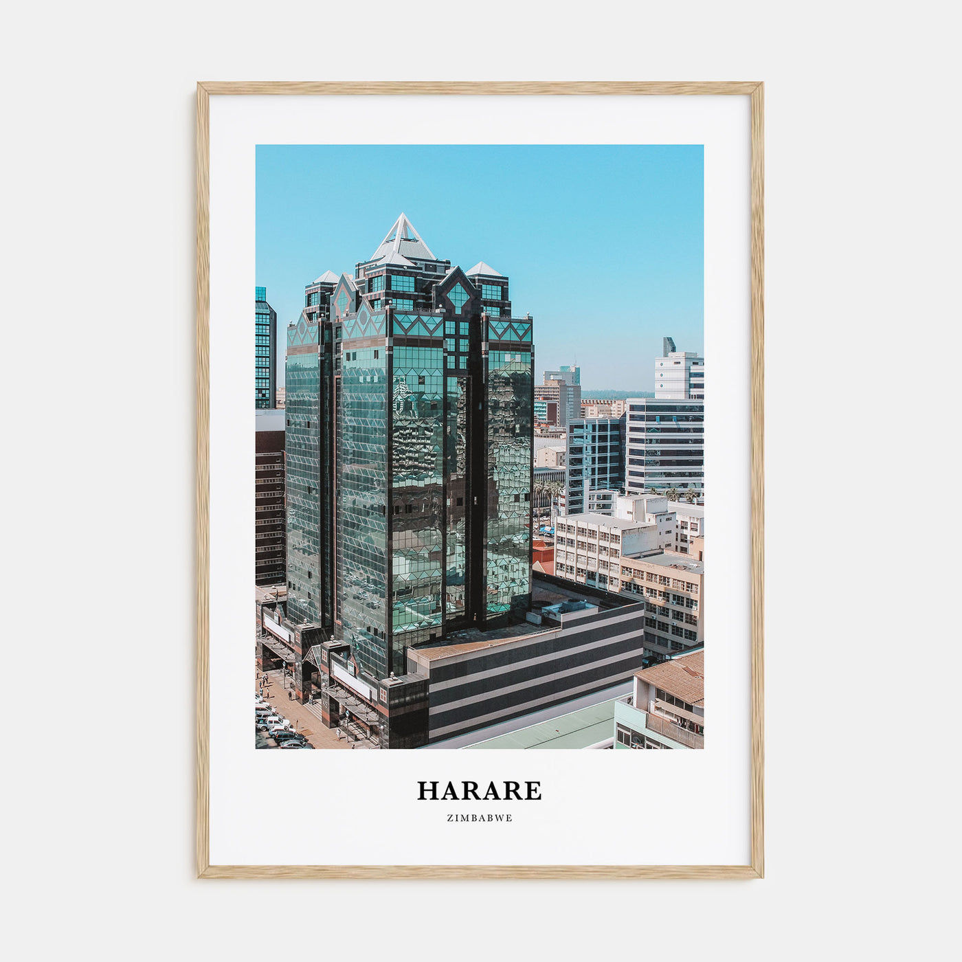 Harare Portrait Color Poster