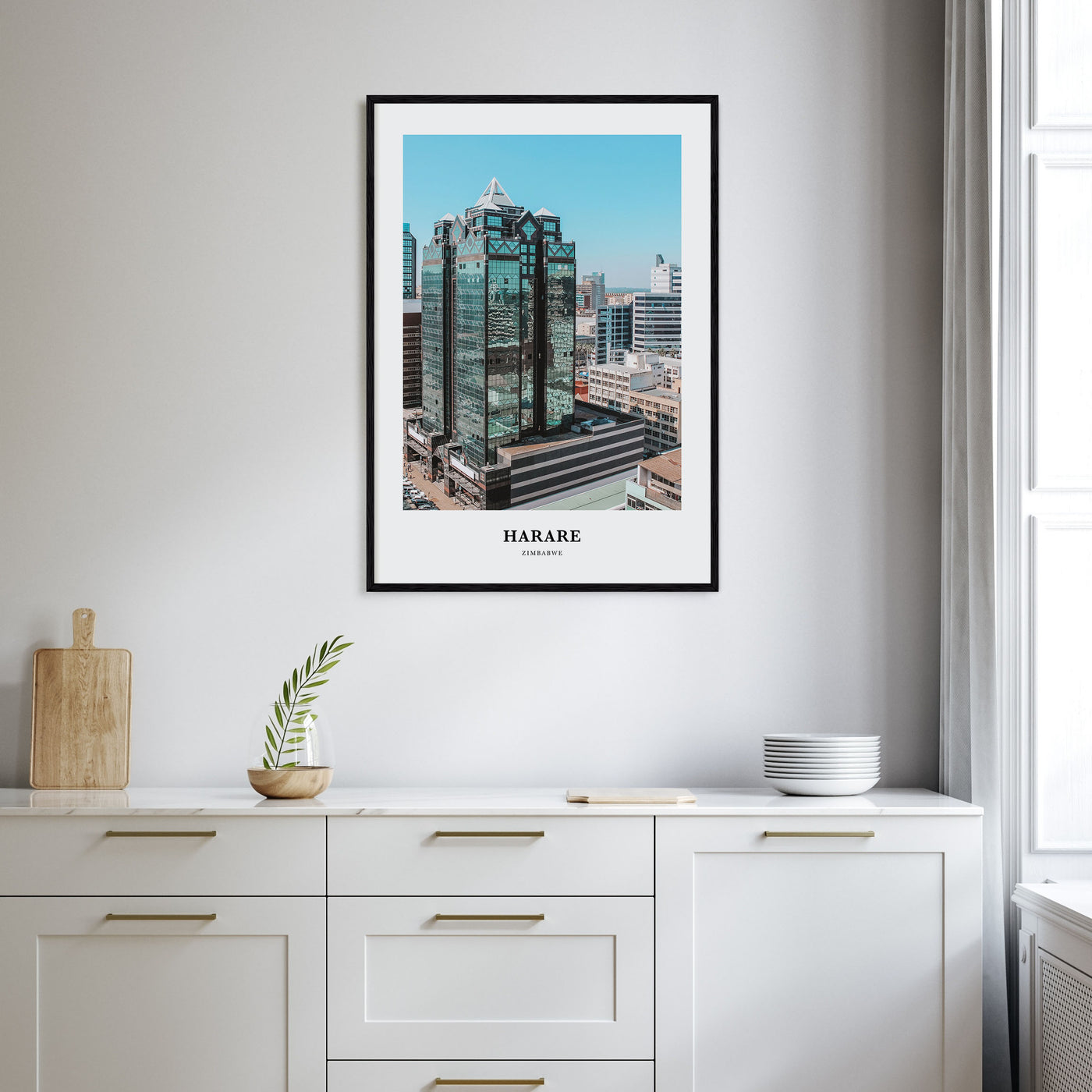 Harare Portrait Color Poster