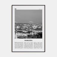 Hargeisa Travel B&W Poster