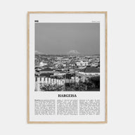 Hargeisa Travel B&W Poster