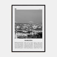 Hargeisa Travel B&W Poster