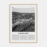 Harpers Ferry Travel B&W Poster