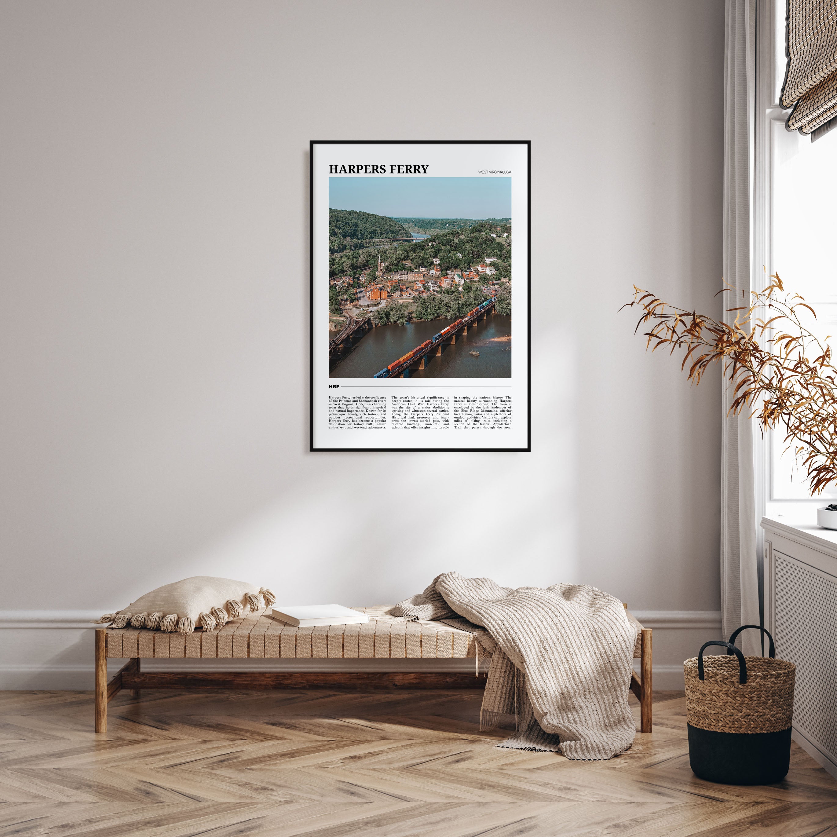 Harpers Ferry Travel Color Poster