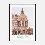 Harris County Portrait Color Poster