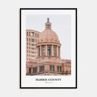Harris County Portrait Color Poster