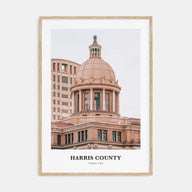Harris County Portrait Color Poster