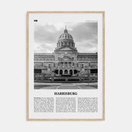 Harrisburg Travel B&W Poster