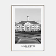 Harrisonburg Portrait B&W Poster