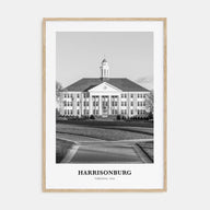 Harrisonburg Portrait B&W Poster