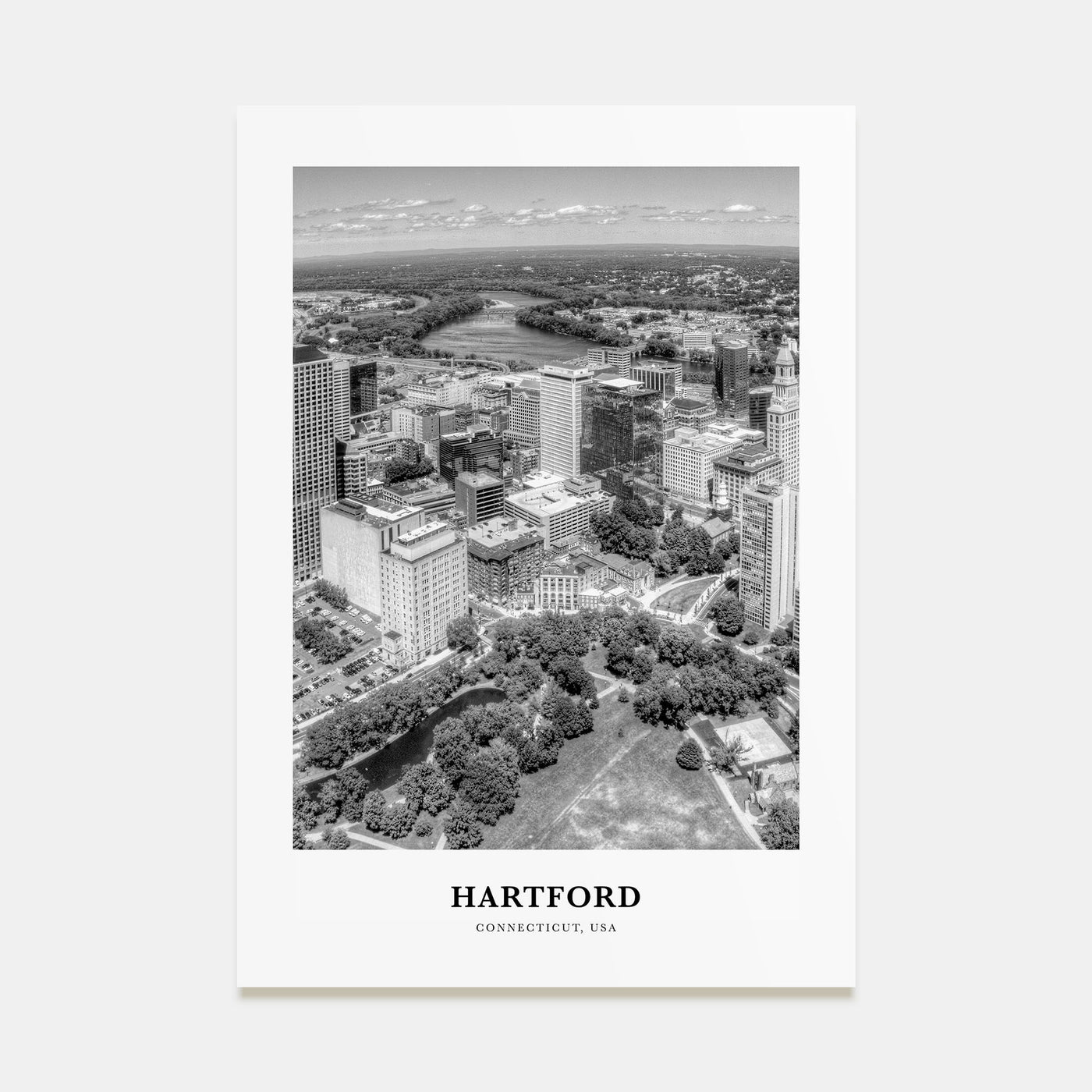 Hartford Portrait B&W Poster