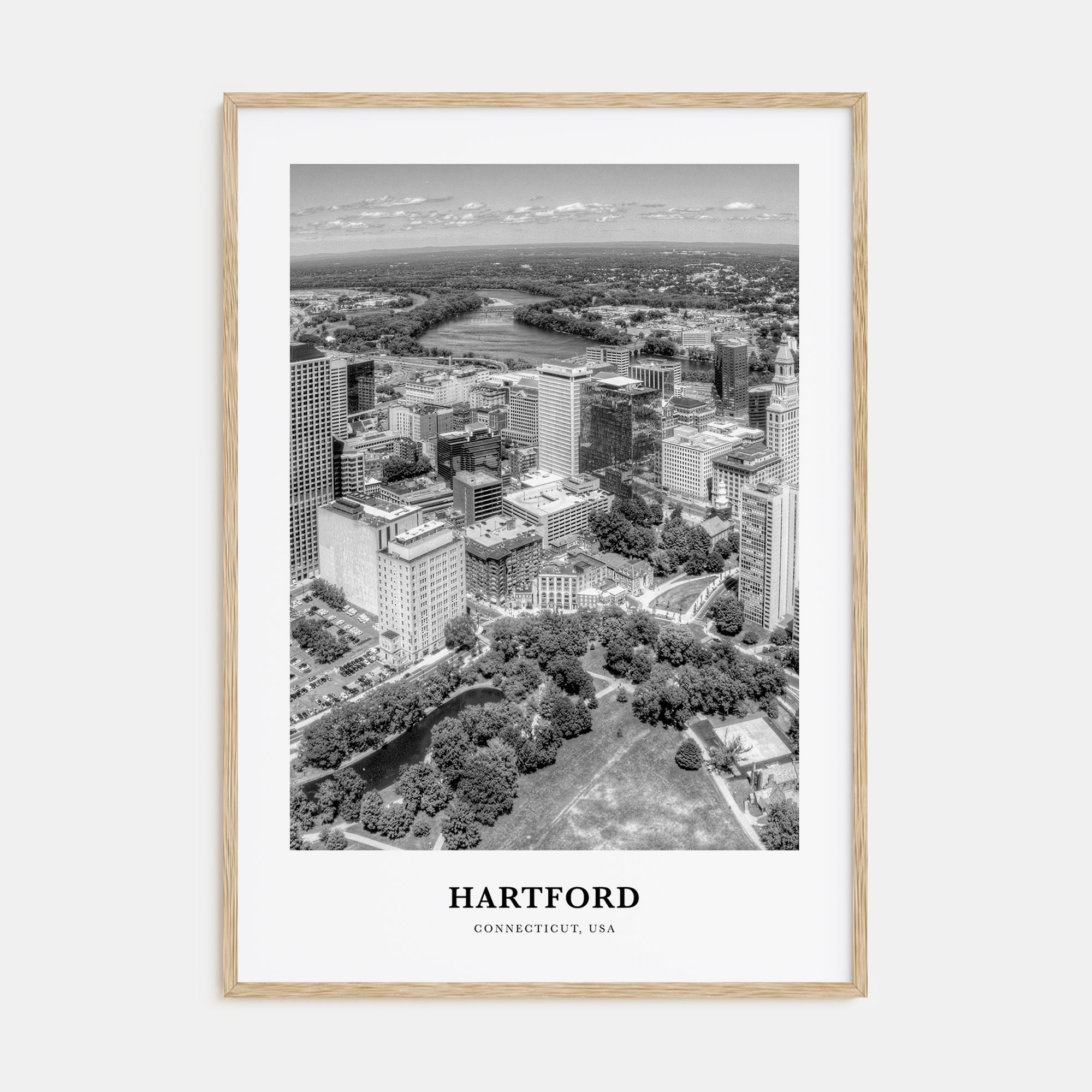 Hartford Portrait B&W Poster