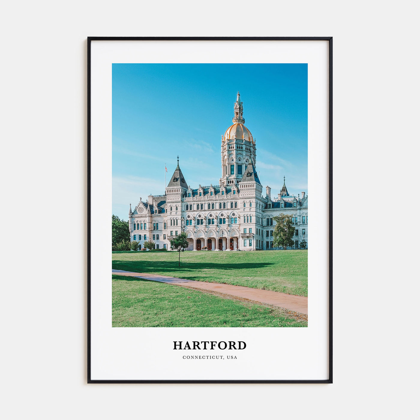 Hartford Portrait Color No 2 Poster