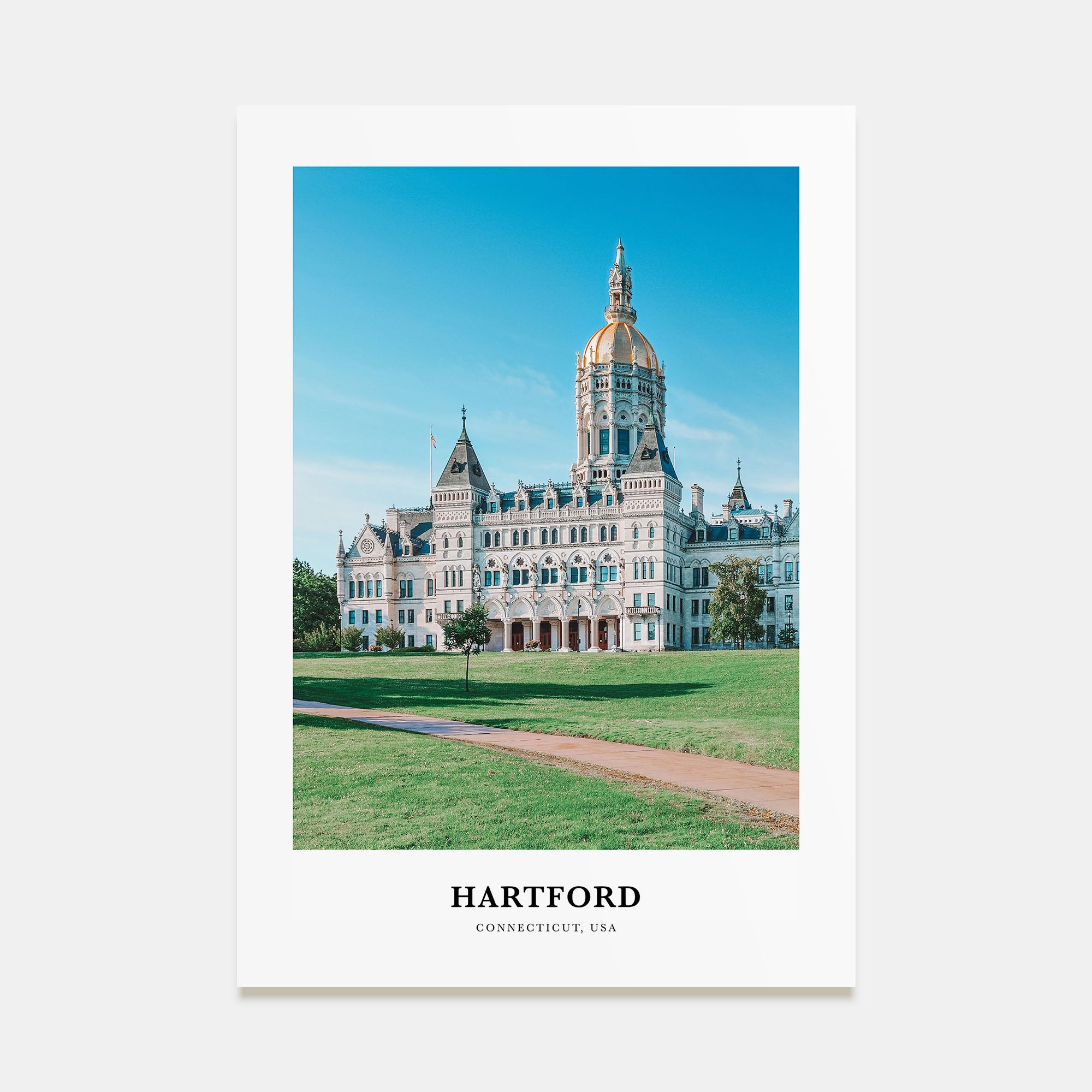 Hartford Portrait Color No 2 Poster