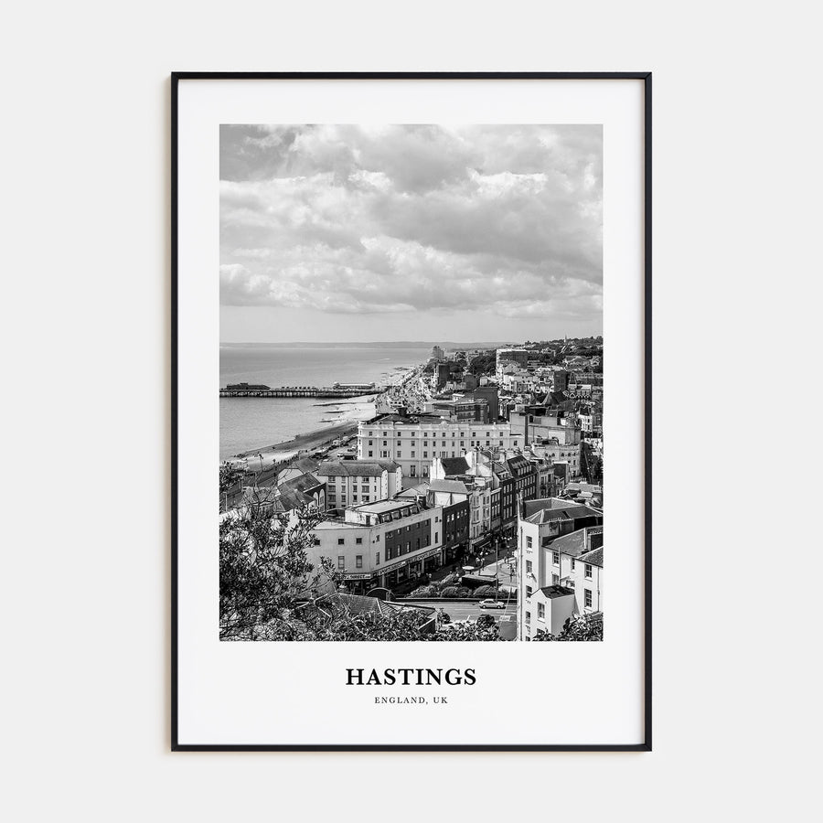 Hastings Portrait B&W Poster