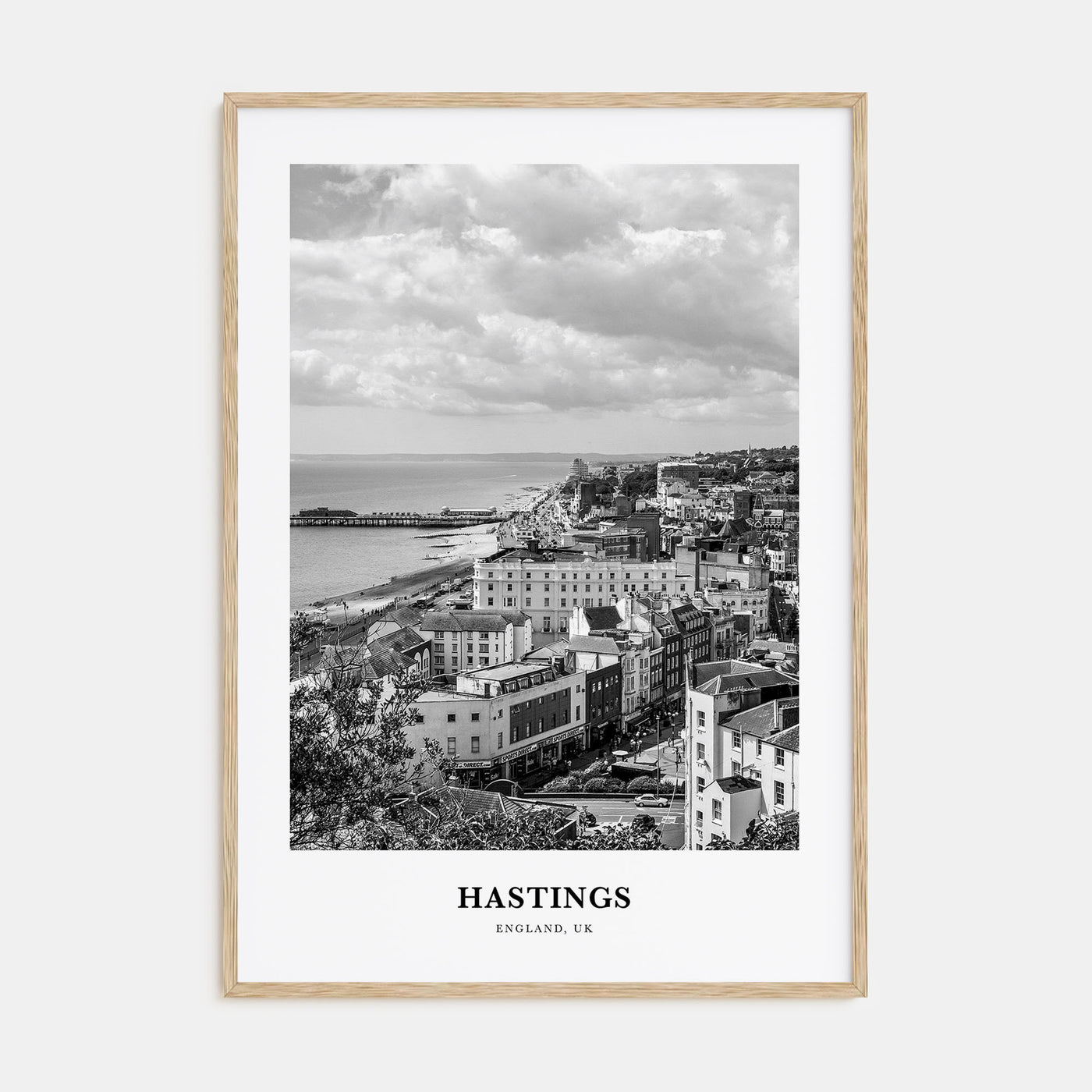 Hastings Portrait B&W Poster