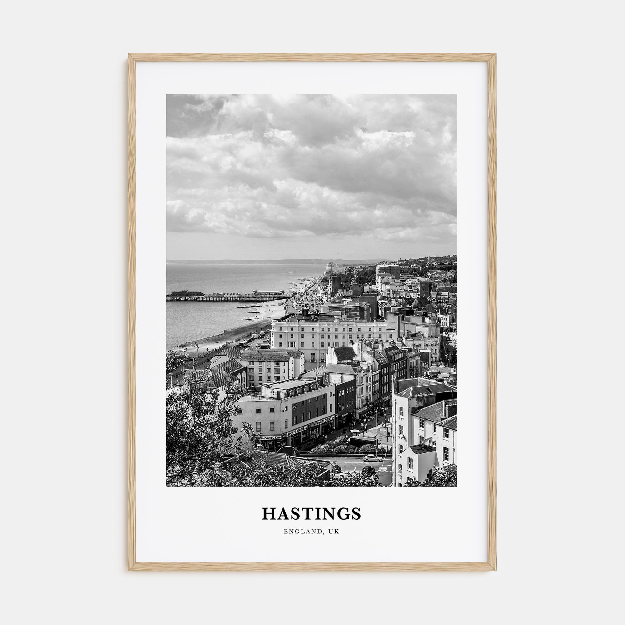 Hastings Portrait B&W Poster