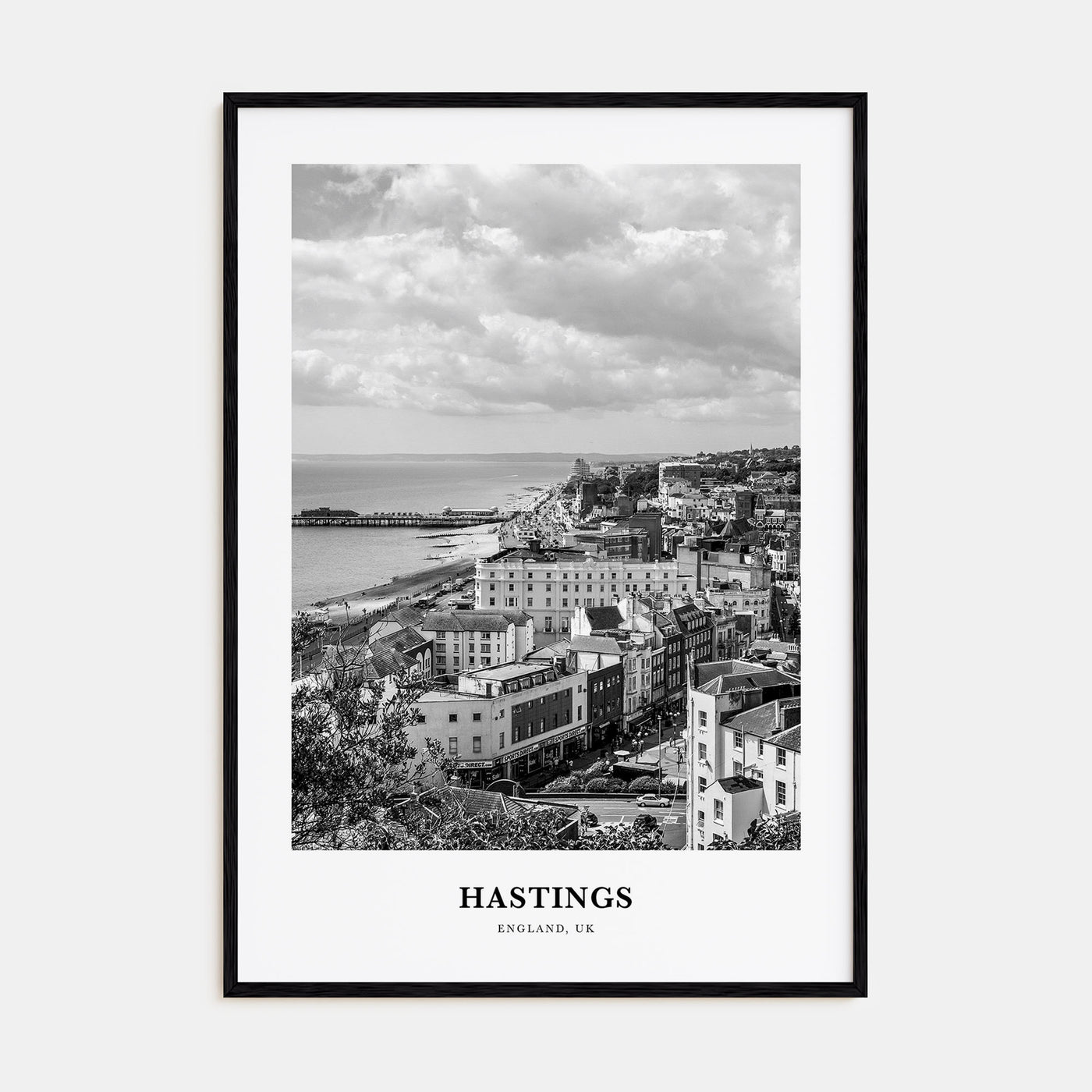 Hastings Portrait B&W Poster