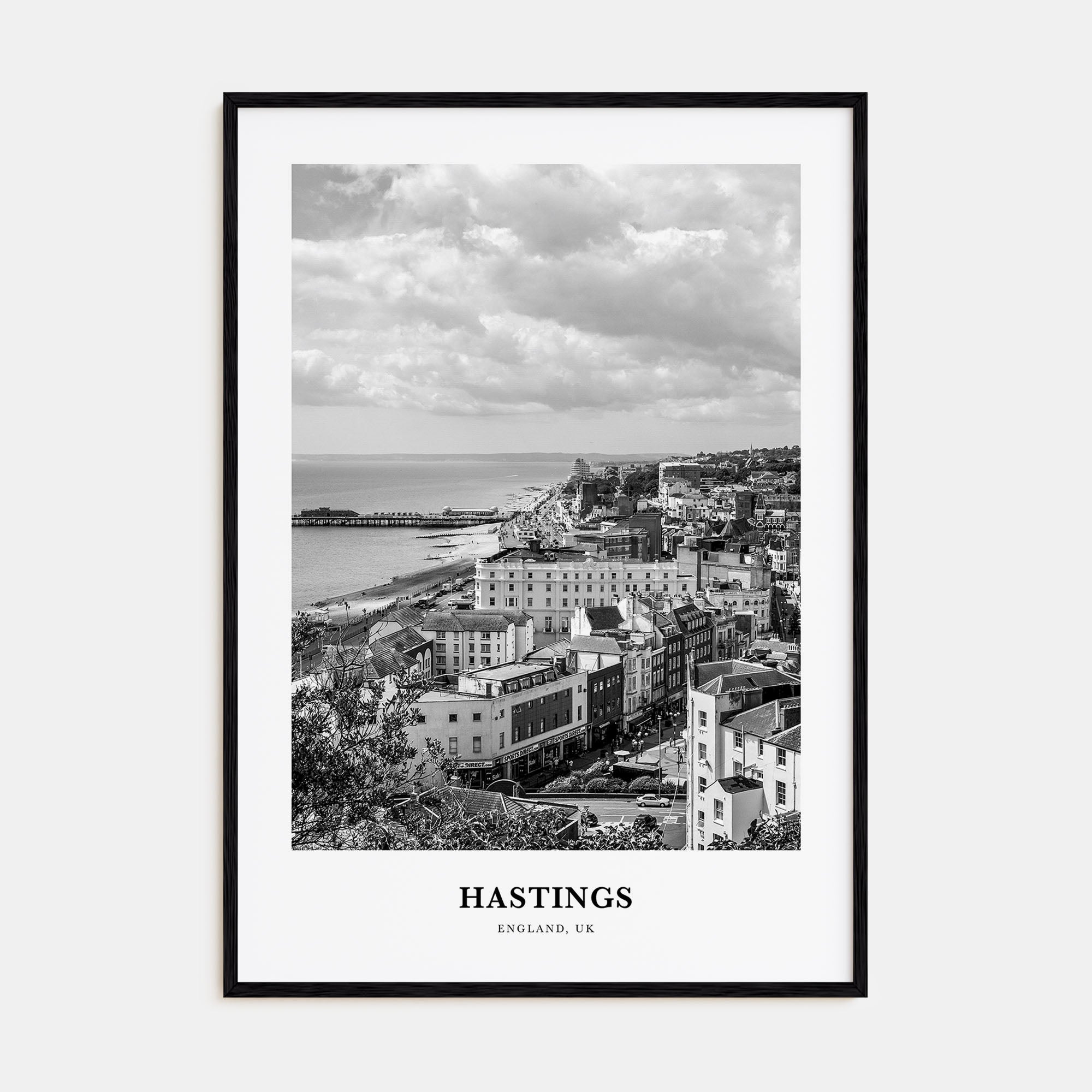 Hastings Portrait B&W Poster