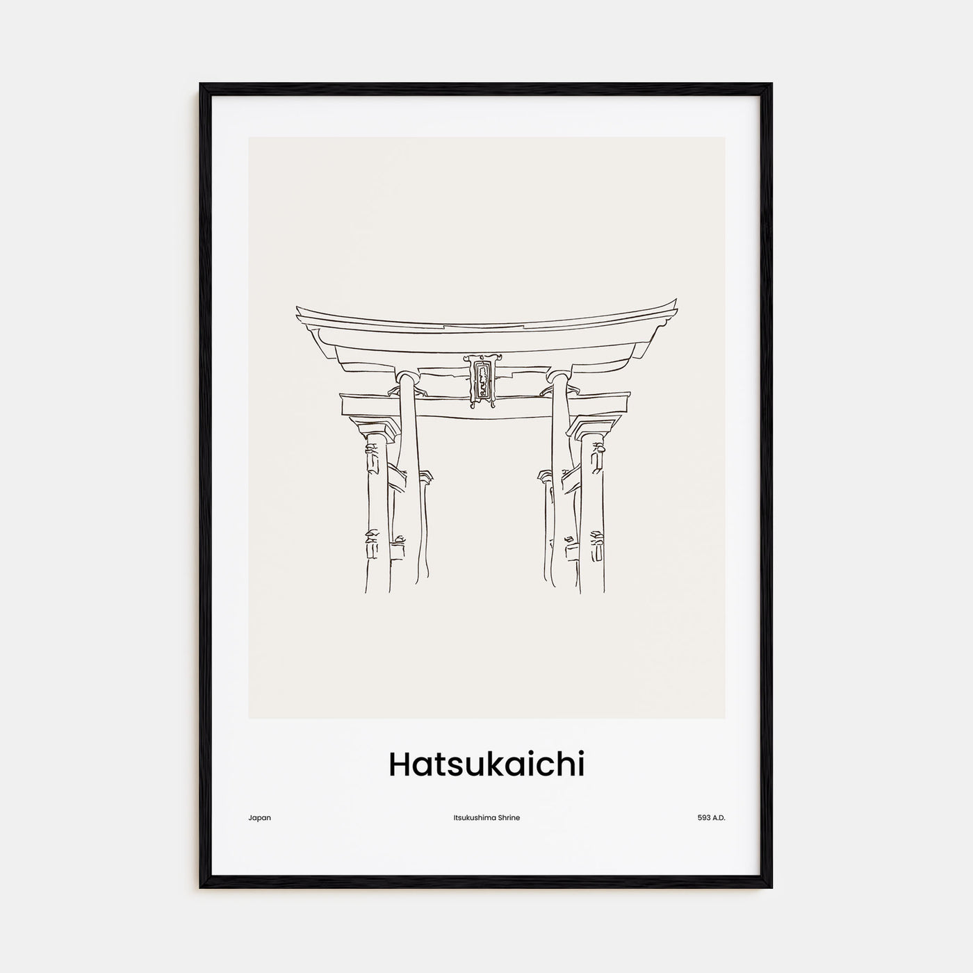 Hatsukaichi Drawn Poster