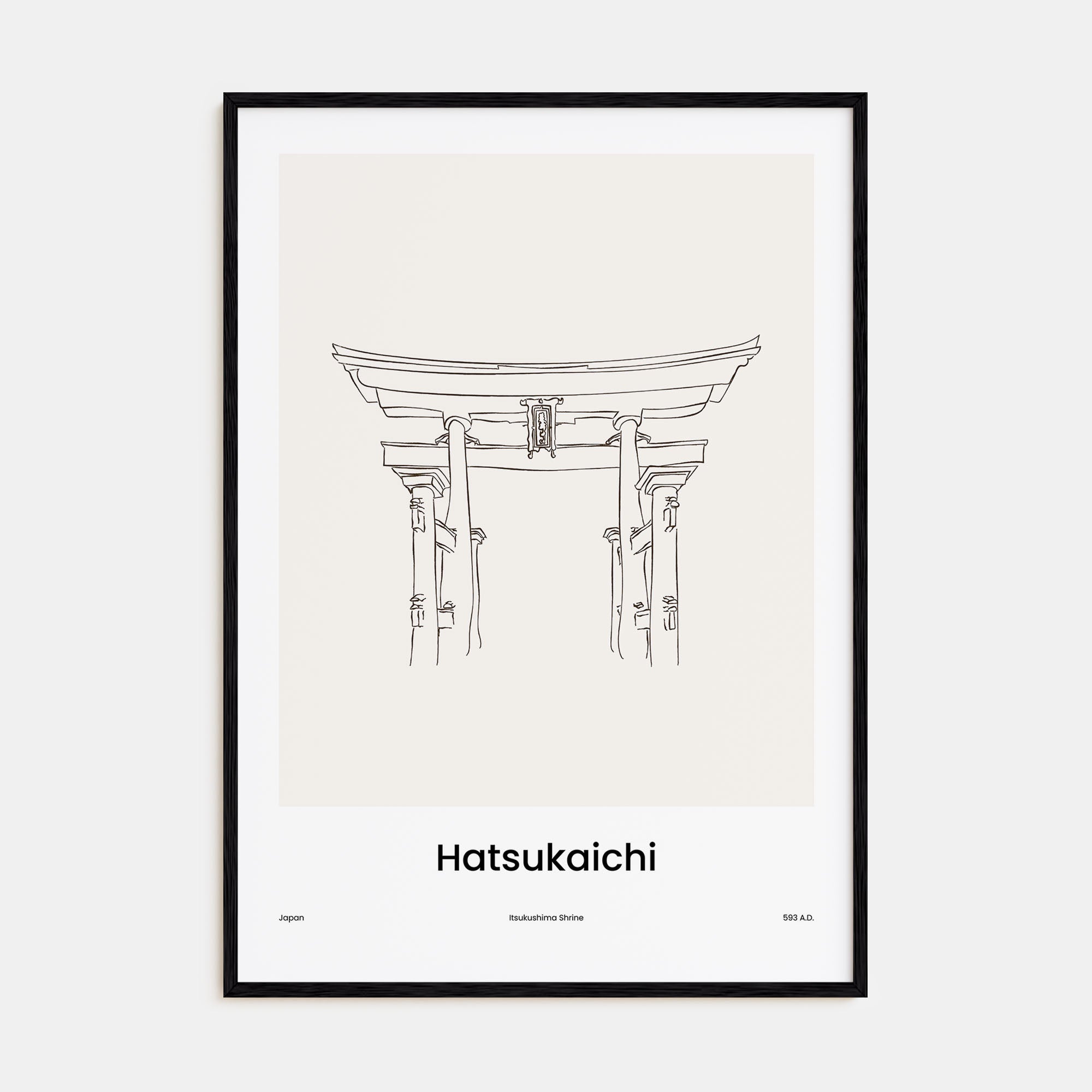 Hatsukaichi Drawn Poster
