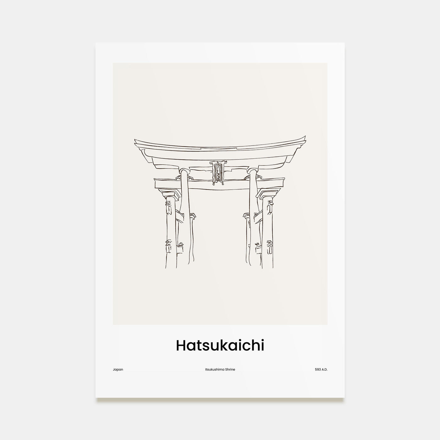 Hatsukaichi Drawn Poster