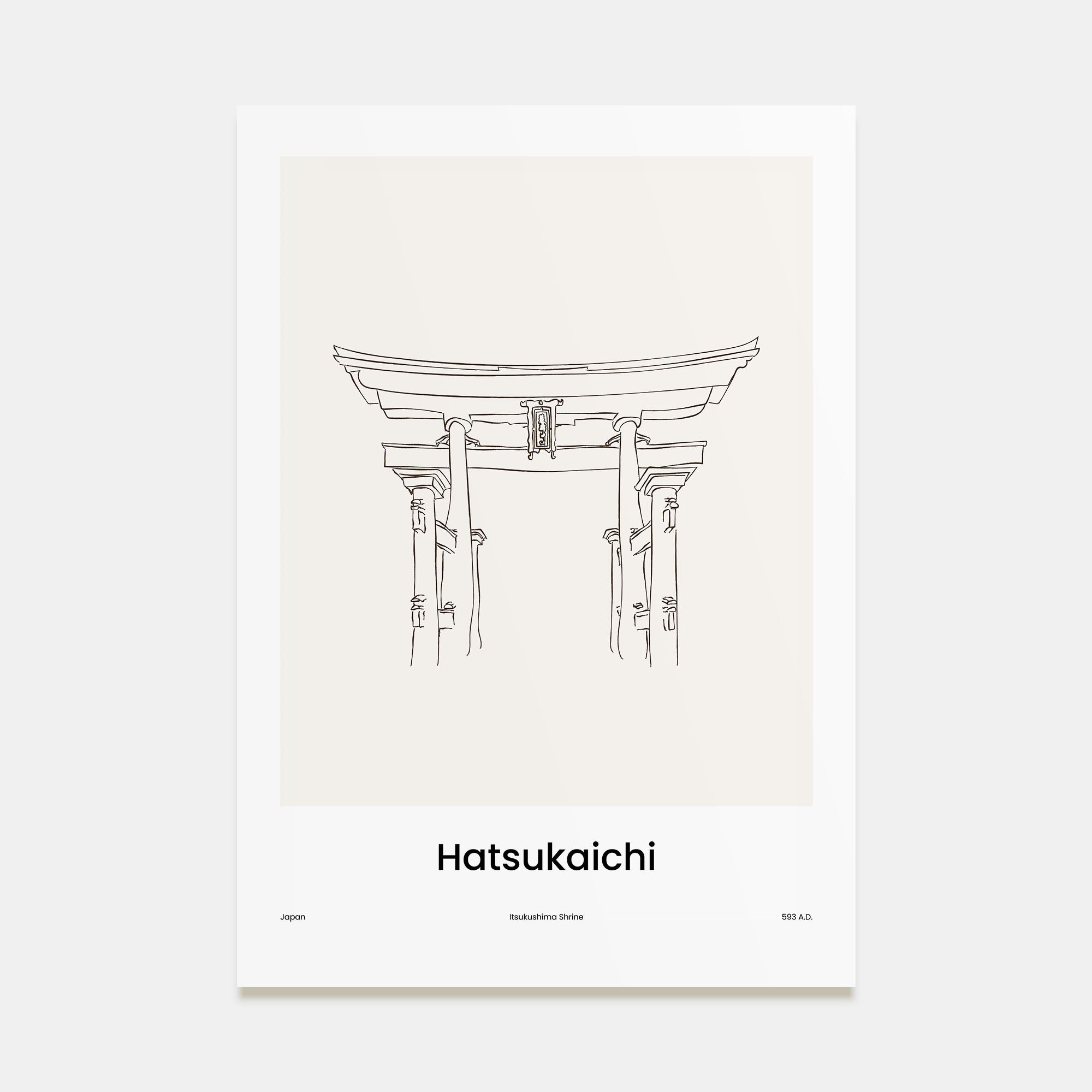 Hatsukaichi Drawn Poster