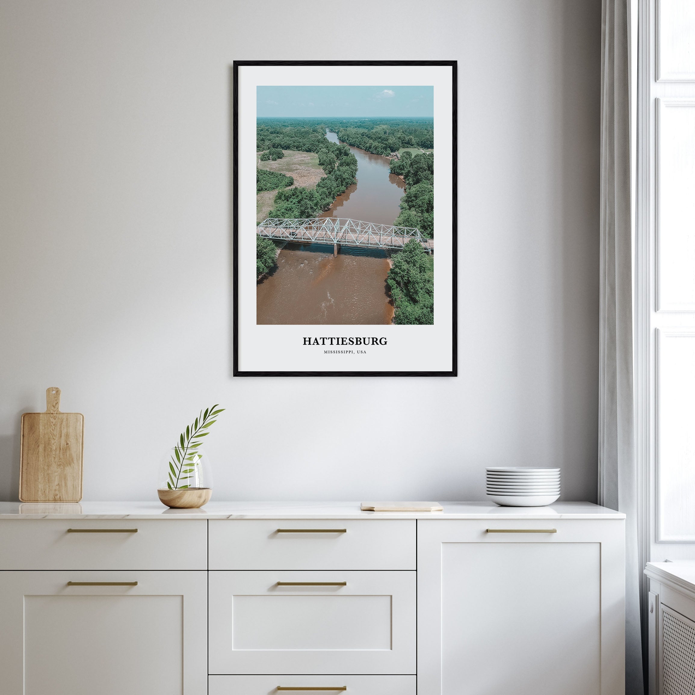 Hattiesburg Portrait Color Poster