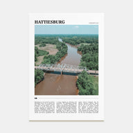 Hattiesburg Travel Color Poster