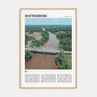 Hattiesburg Travel Color Poster