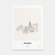 Havana Drawn Poster