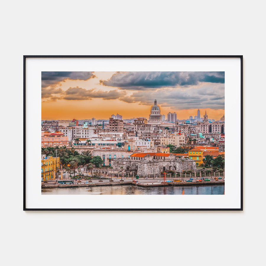 Havana Landscape Color Poster