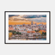 Havana Landscape Color Poster